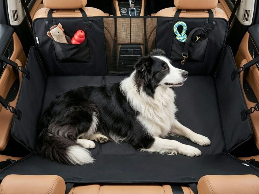 Hammock covering the back seat and the gap to the front