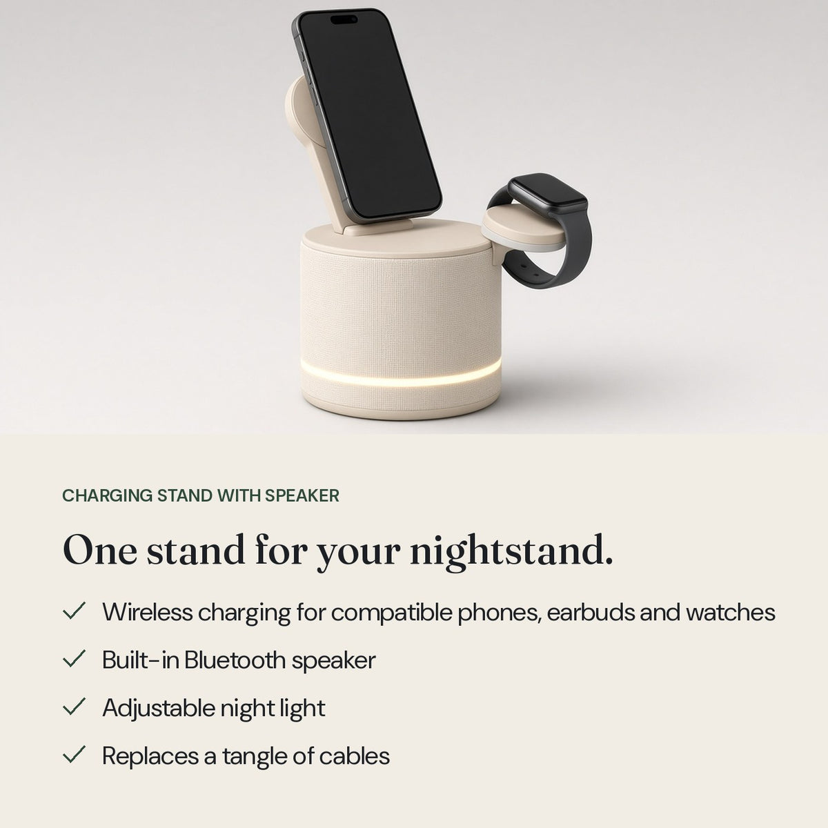 Charging Stand with Speaker