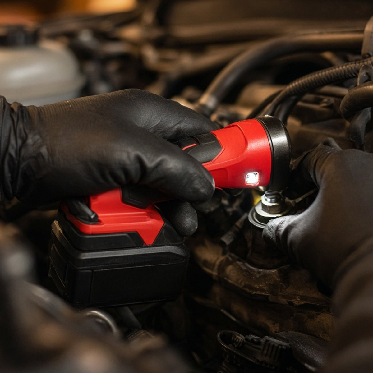 Cordless Power Ratchet in a real-life setting