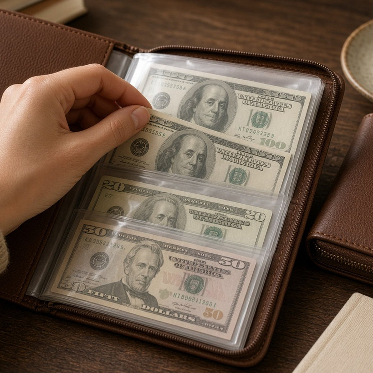 Cash Savings Binder with Lock
