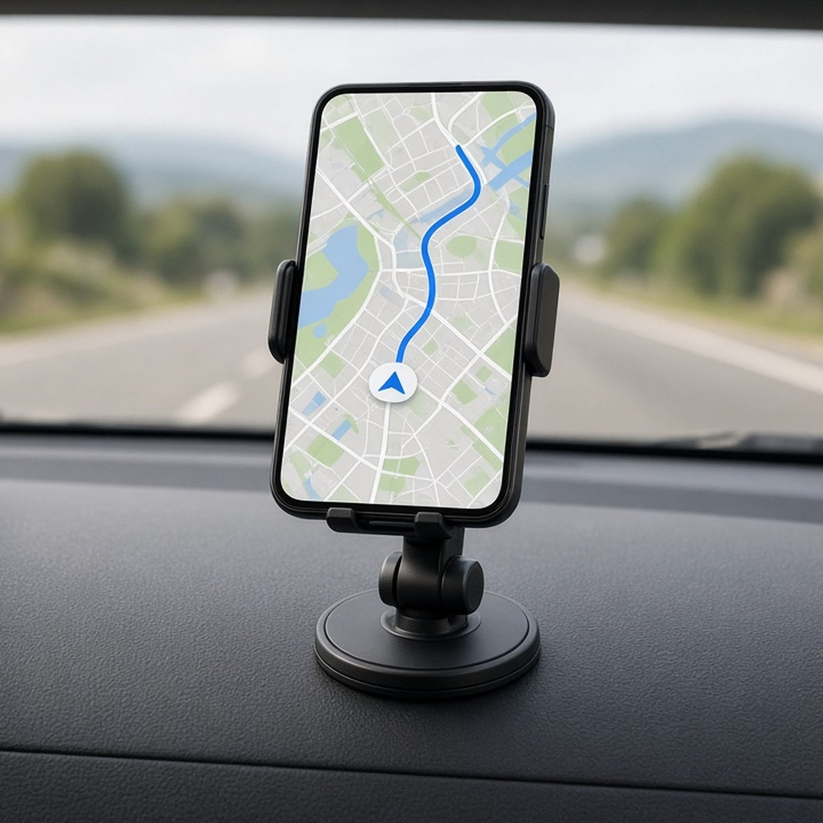 Foldable Magnetic Phone Mount in a real-life setting