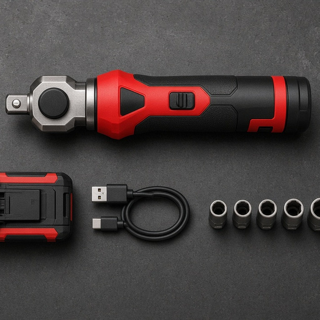 Cordless Power Ratchet in use