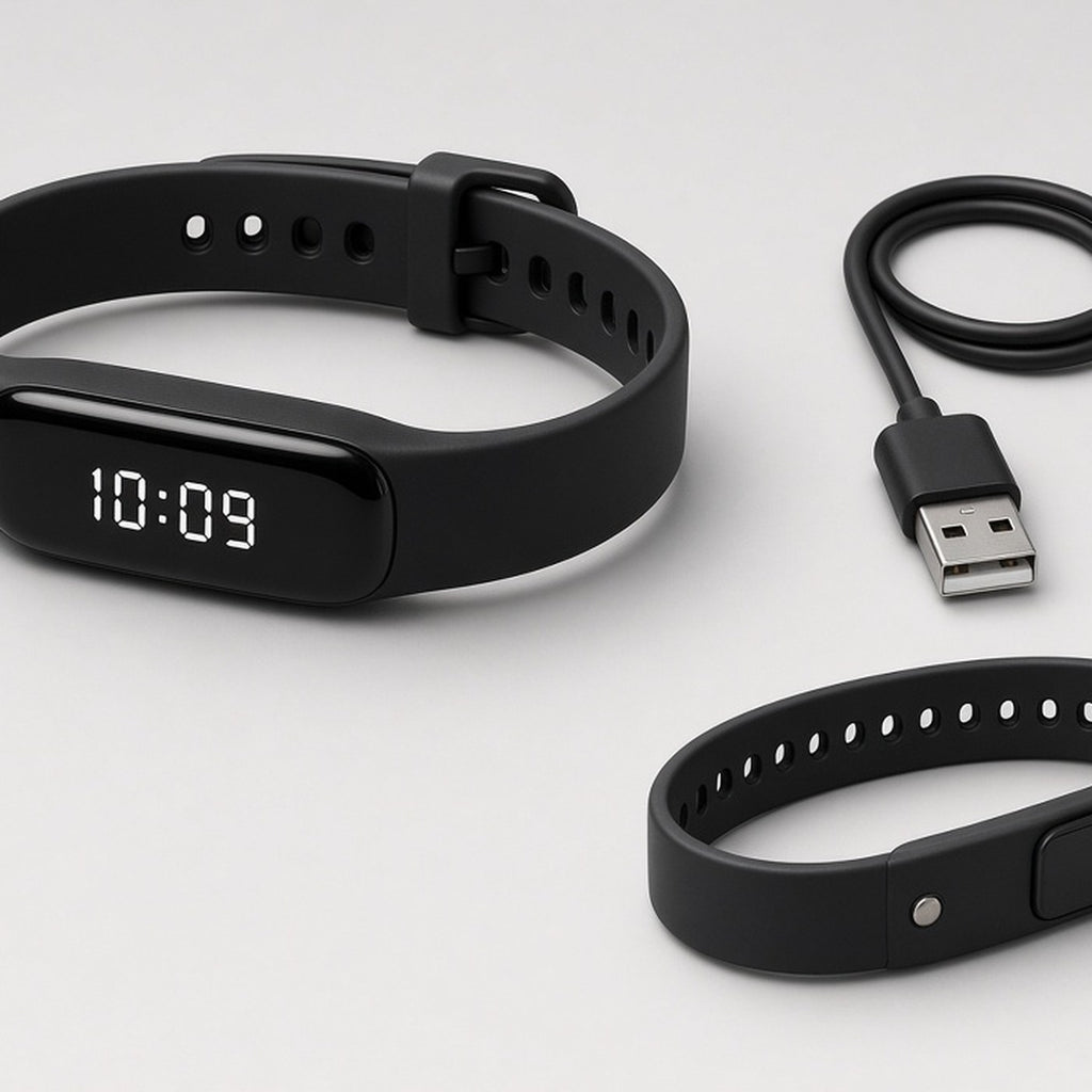 Silent Vibrating Alarm Band in use