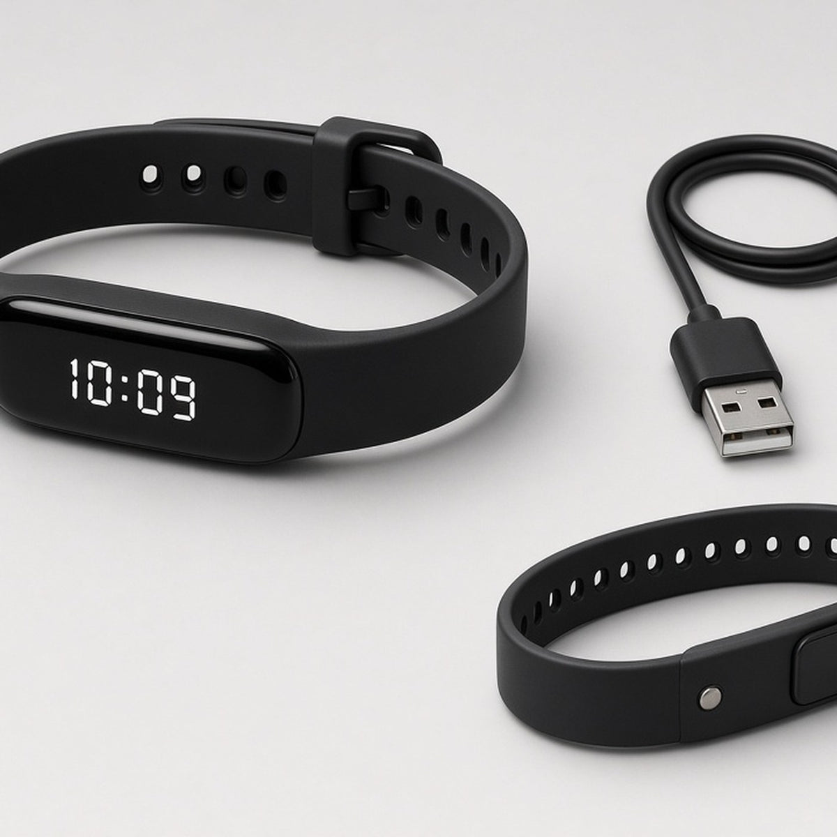 Silent Vibrating Alarm Band in use