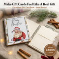 Christmas Gift Card Book