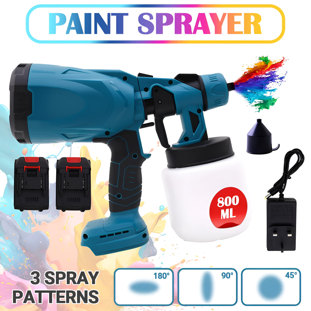 Cordless Paint Sprayer with 2 Batteries - photo 3