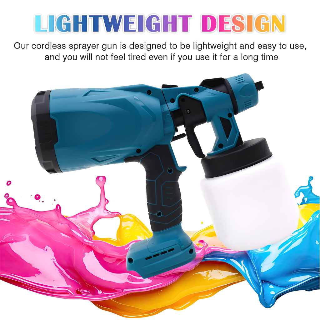 Cordless Paint Sprayer with 2 Batteries - photo 5