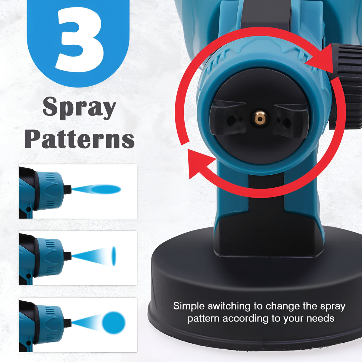 Cordless Paint Sprayer with 2 Batteries - photo 6
