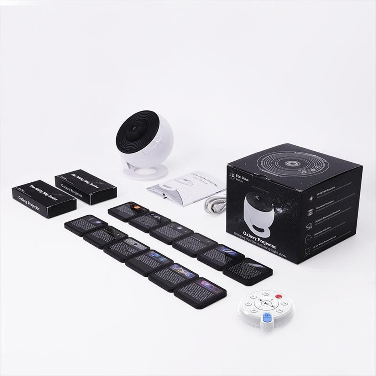 Galaxy Star Projector with White Noise