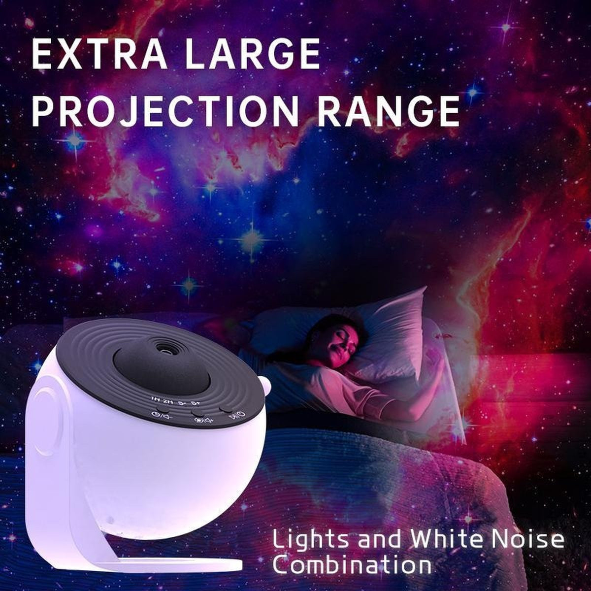 Galaxy Star Projector with White Noise: key features