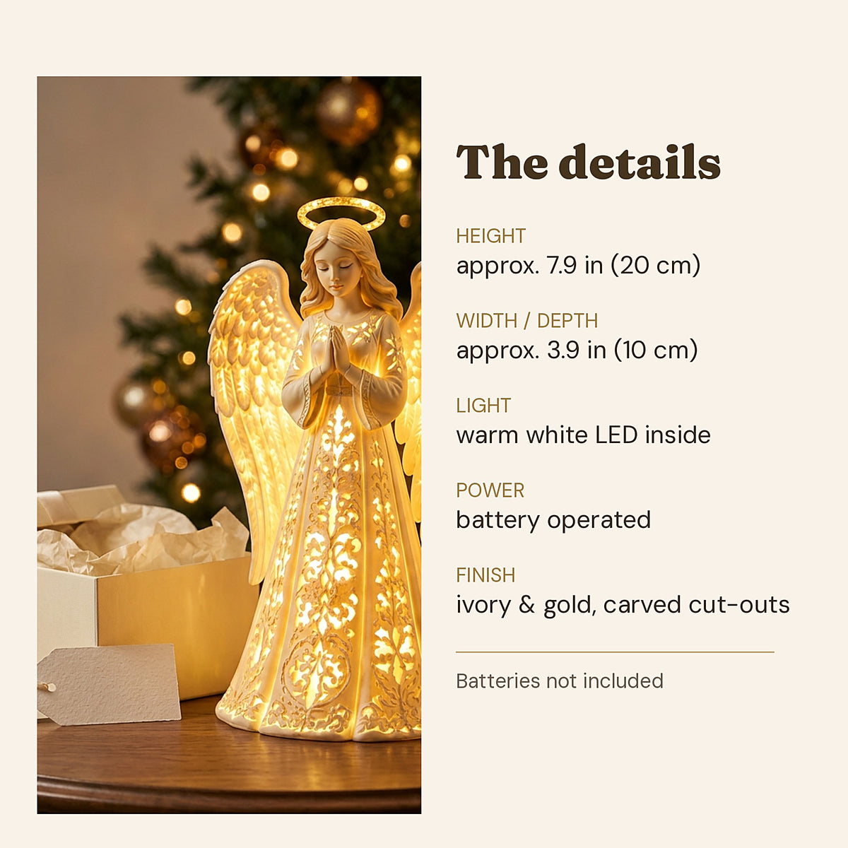 Glowing Angel Keepsake Figurine - photo 5