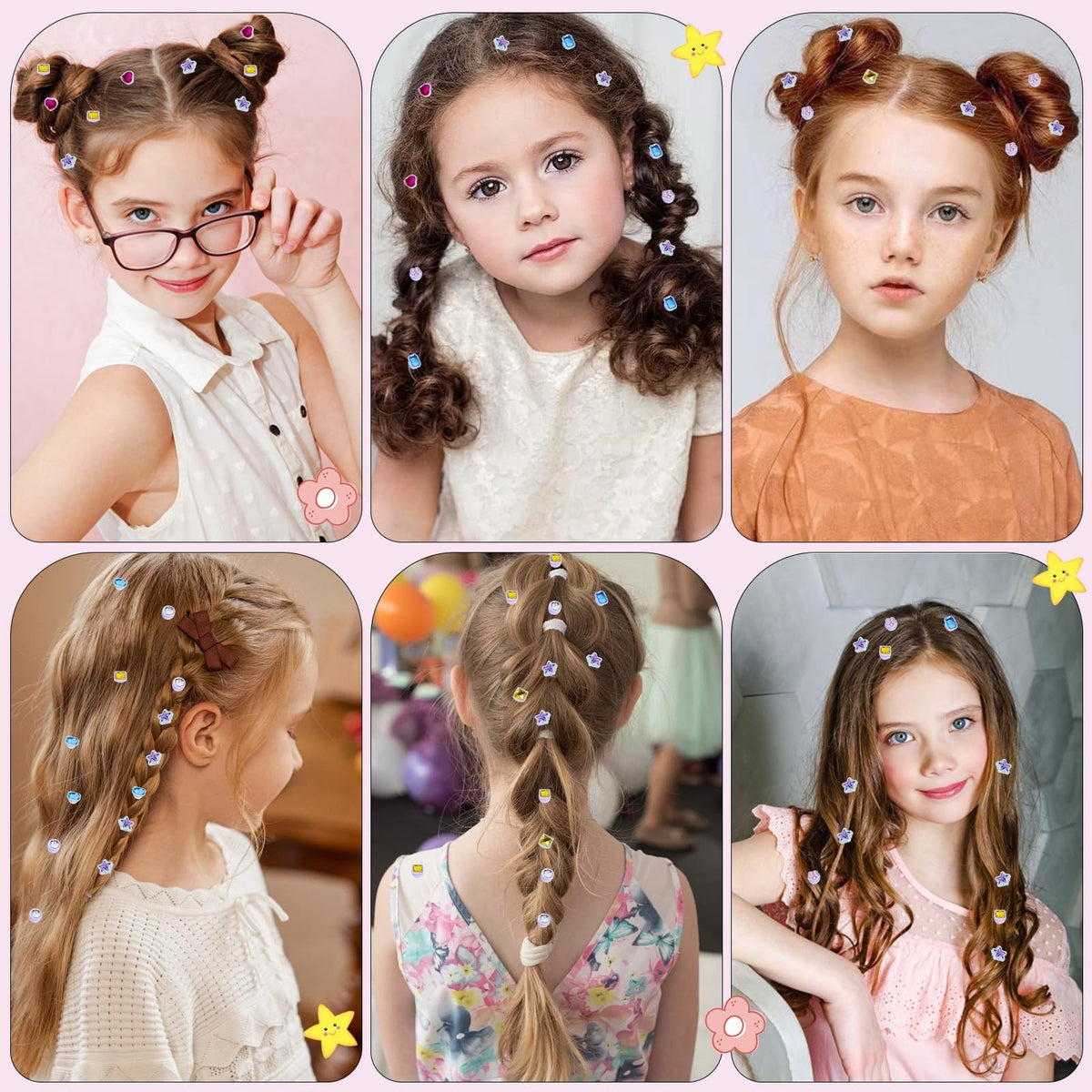 Hair Gem Stamper Kit in use