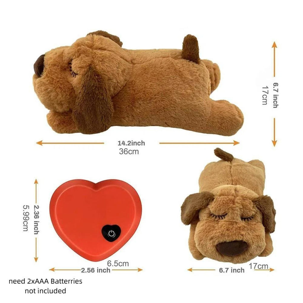 Heartbeat Puppy Calming Plush: key features