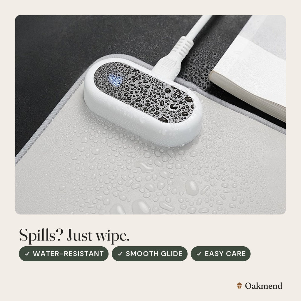 Spills? Just wipe.