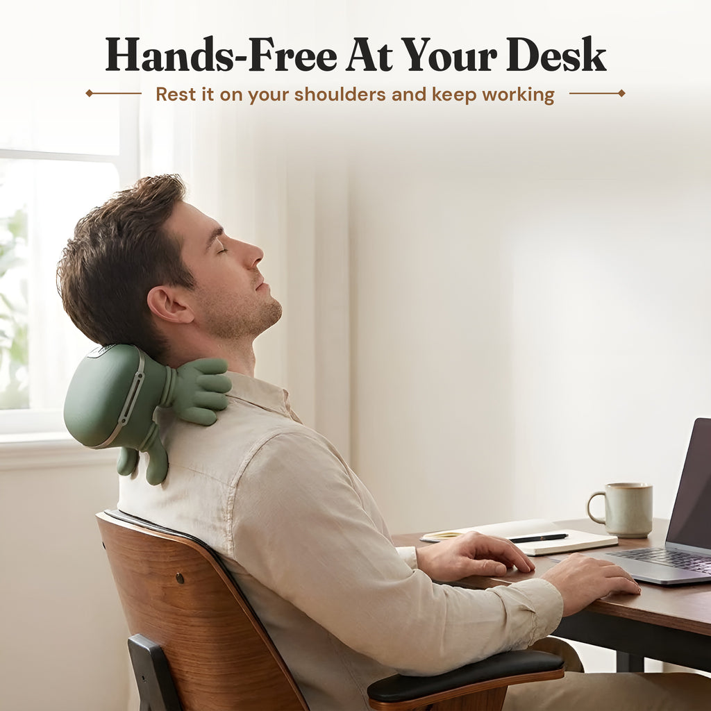 Cordless Heated Neck & Shoulder Massager - photo 2