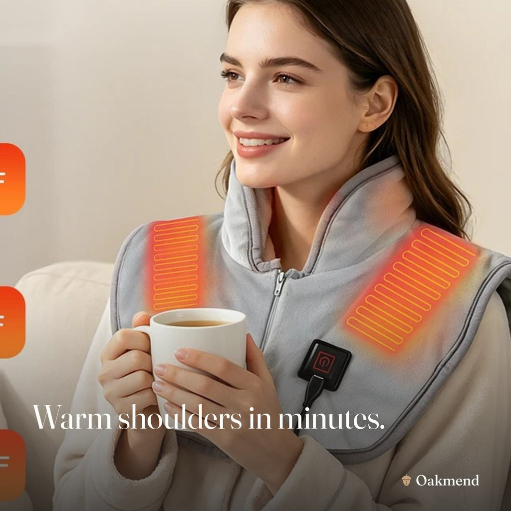 Warm shoulders in minutes.