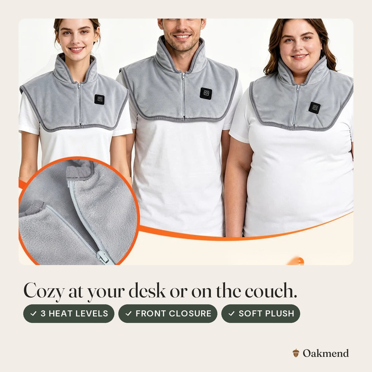Cozy at your desk or on the couch.