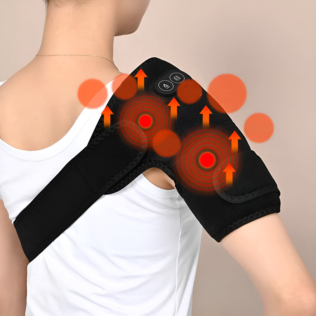 Heated Shoulder Brace with Vibration (USB) - photo 4