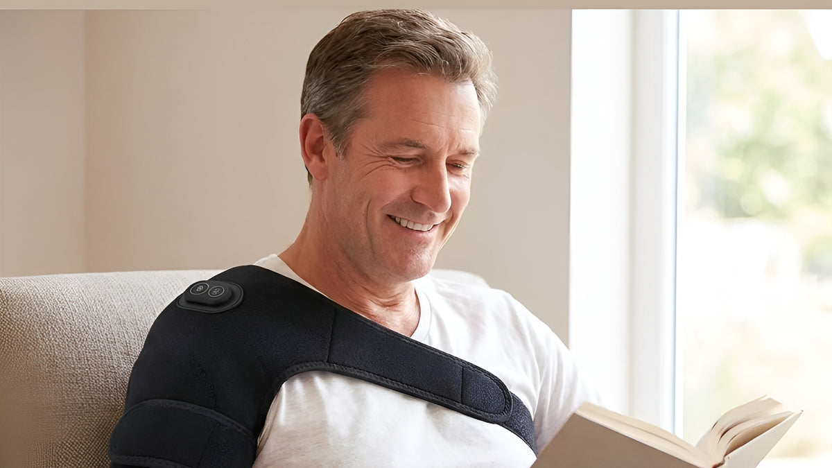Heated Shoulder Brace with Vibration (USB) - photo 7