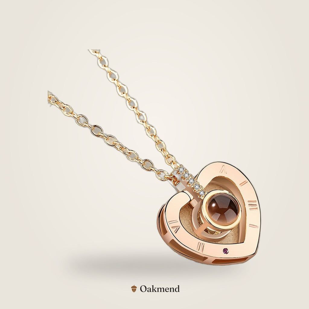 "I Love You" in 100 Languages Projection Necklace