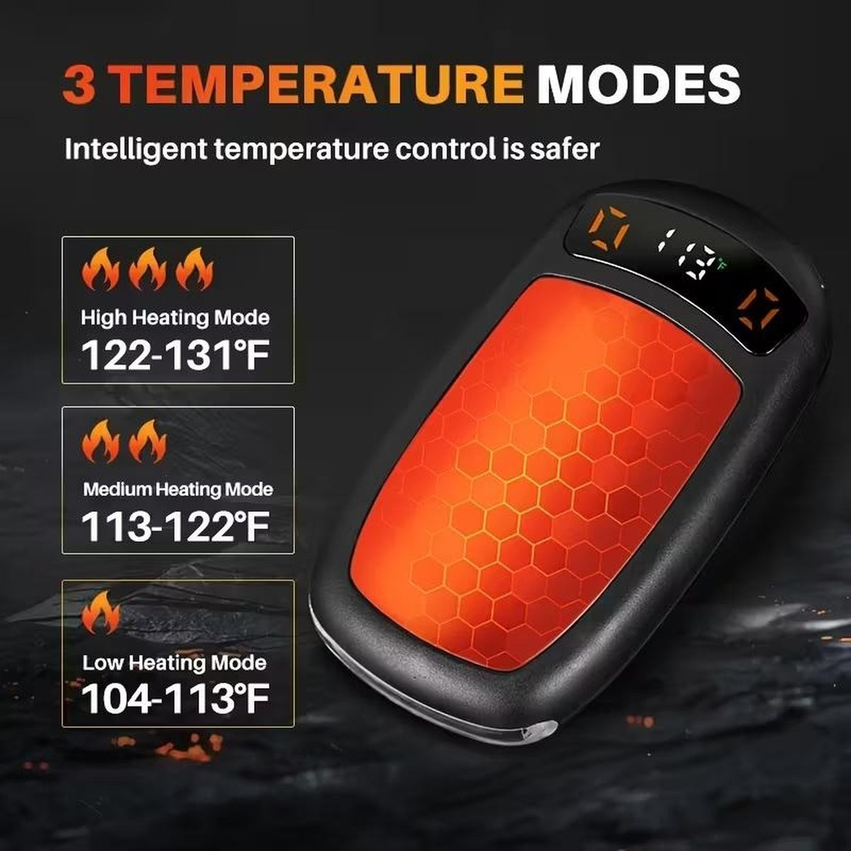 Magnetic Rechargeable Hand Warmer (2-in-1) details
