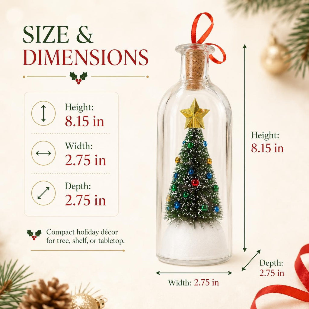 Recordable Message in a Bottle Ornament details