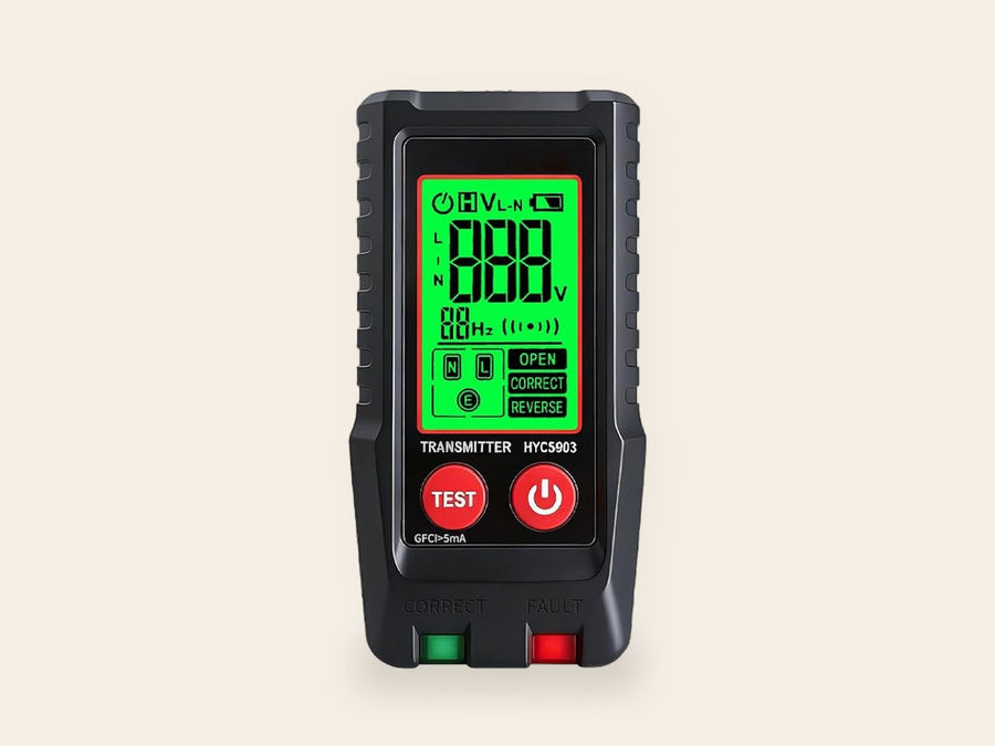 Transmitter with LCD wiring readout