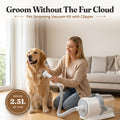 Pet Grooming Vacuum Kit with Clipper (2.5L)