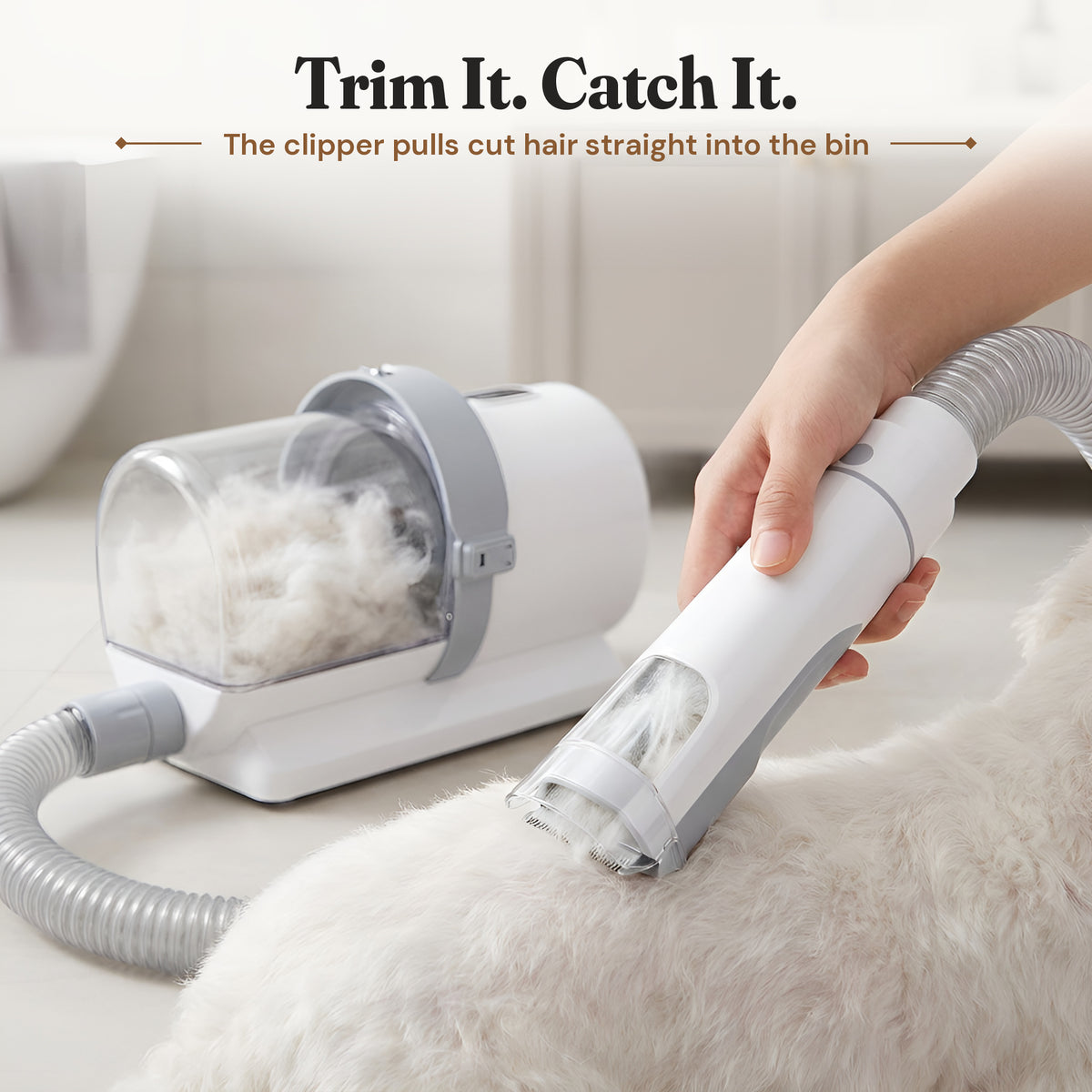 Pet Grooming Vacuum Kit with Clipper (2.5L) - photo 2
