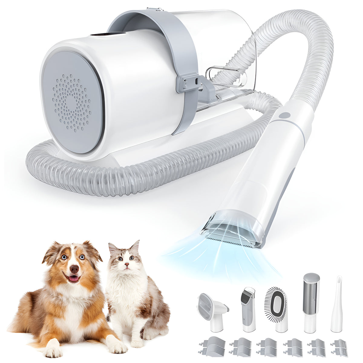 Pet Grooming Vacuum Kit with Clipper (2.5L) - photo 3