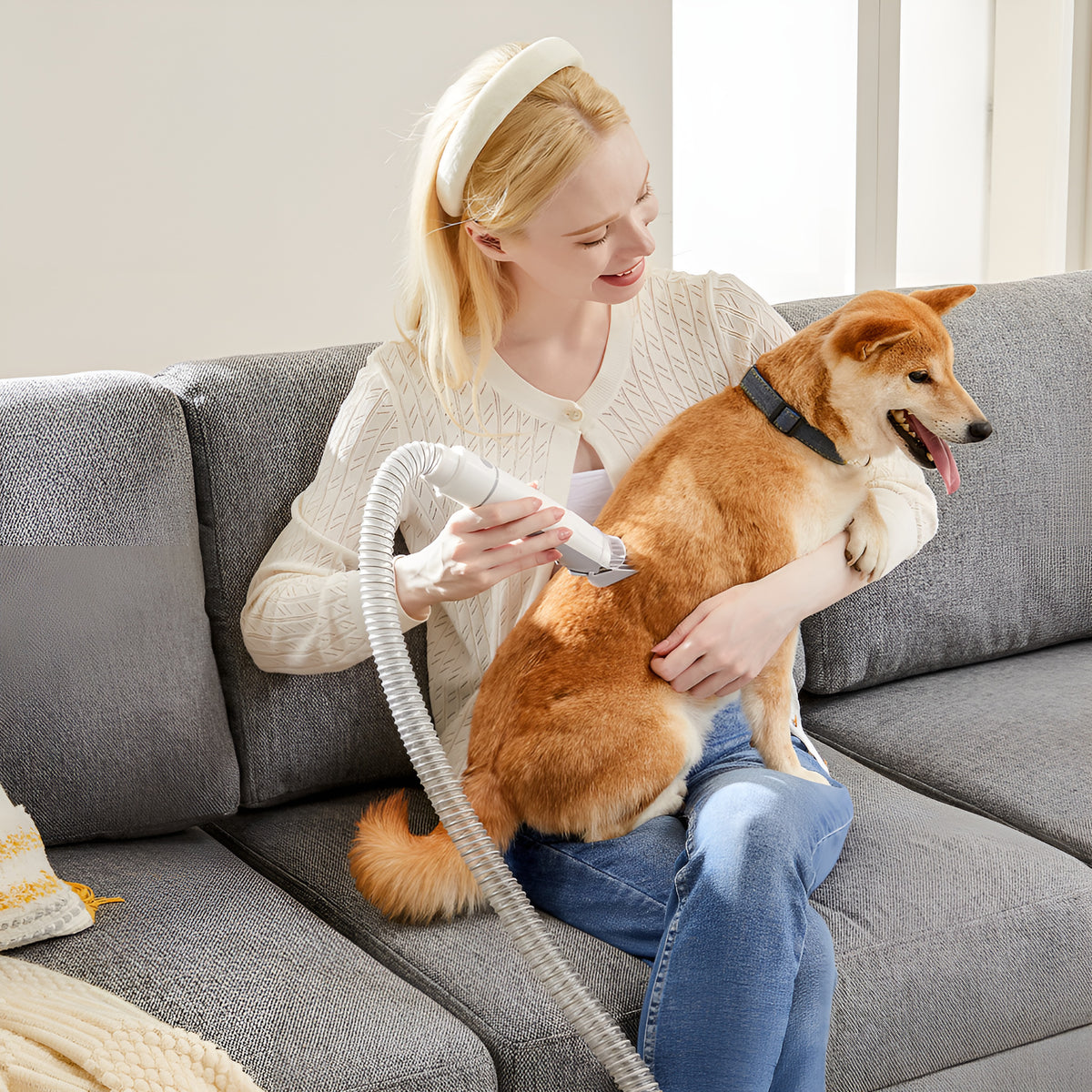 Pet Grooming Vacuum Kit with Clipper (2.5L) - photo 8