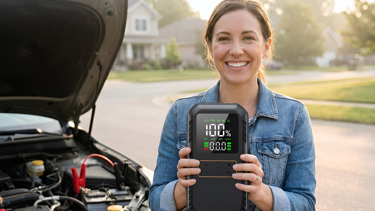 4-in-1 Portable Jump Starter & Tire Inflator - photo 9