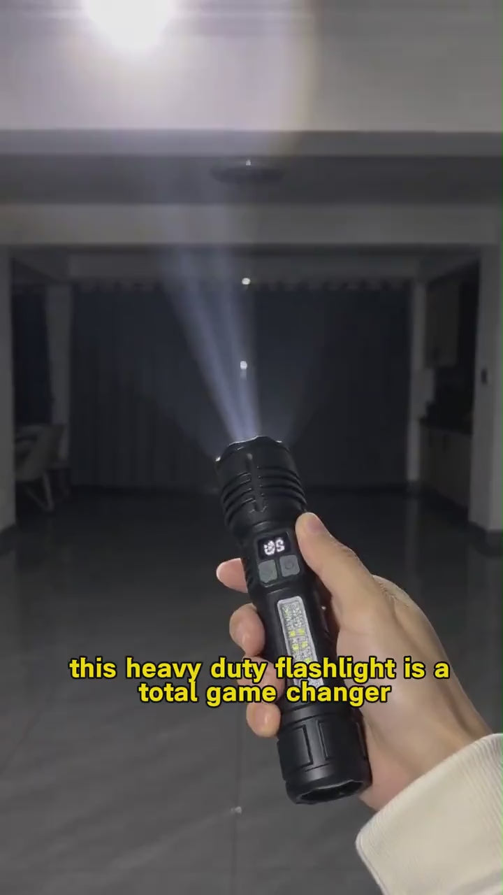 Survival Zoom Flashlight with COB Side Light video