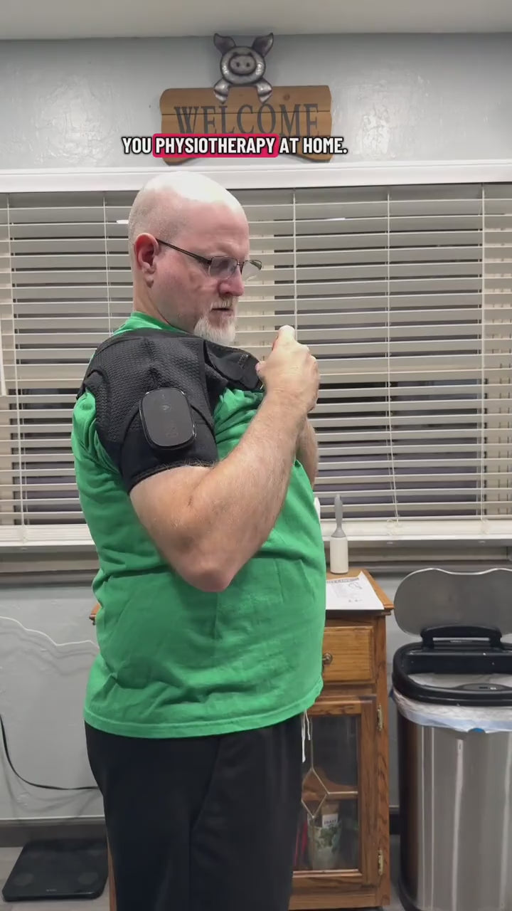 Heated Shoulder Brace with Vibration (USB) video