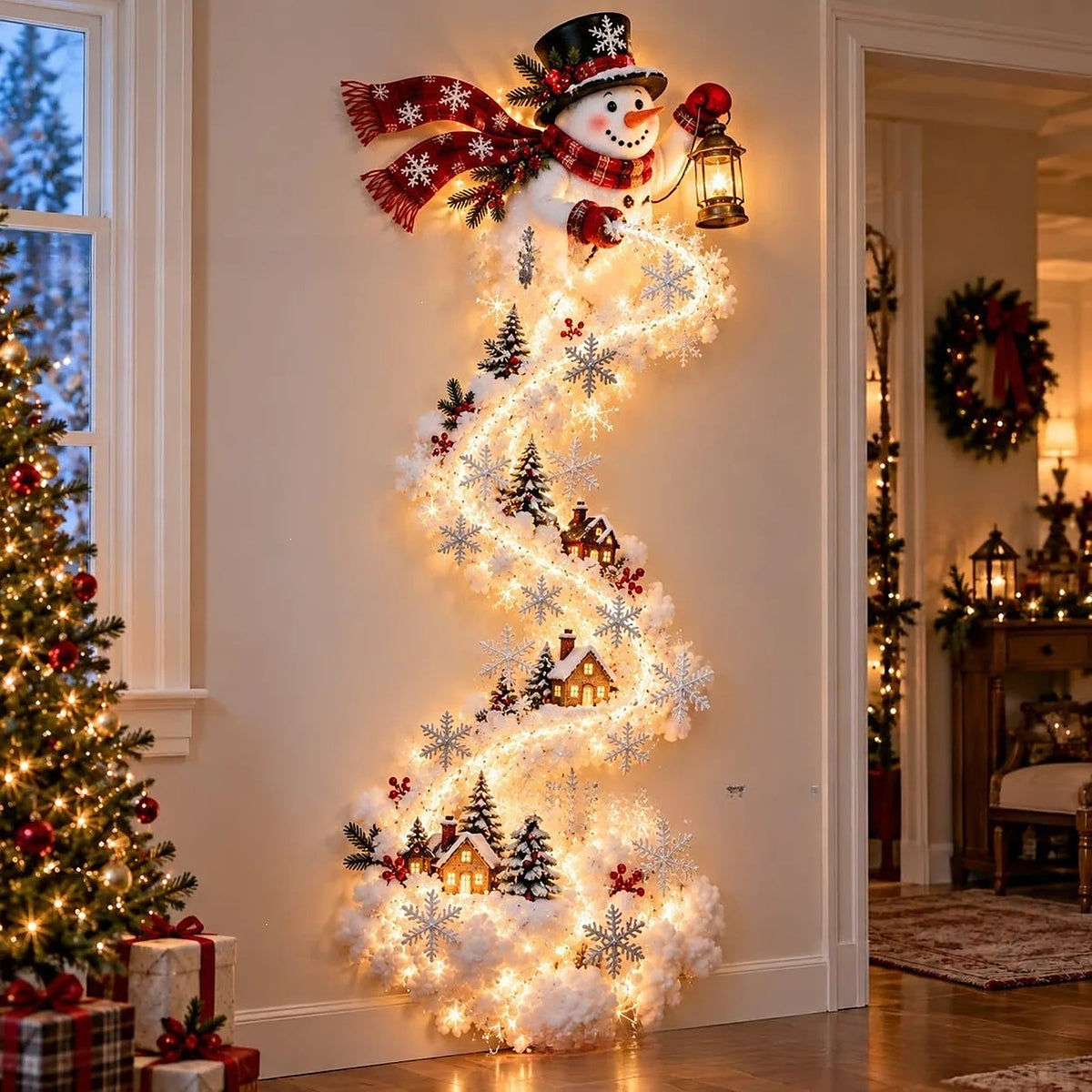 Santa’s Sleigh Light Trail Wall Decor - photo 6