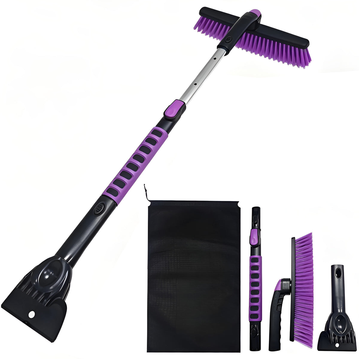 Extendable Snow Brush & Ice Scraper - photo 4