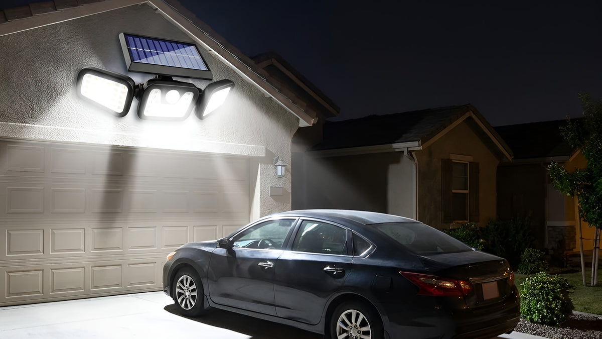 Solar 3-Head Motion Sensor Outdoor Light - photo 10