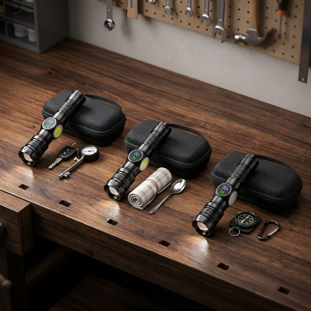 Survival Zoom Flashlight with COB Side Light - photo 3