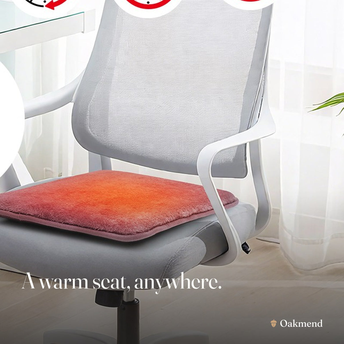 A warm seat, anywhere.