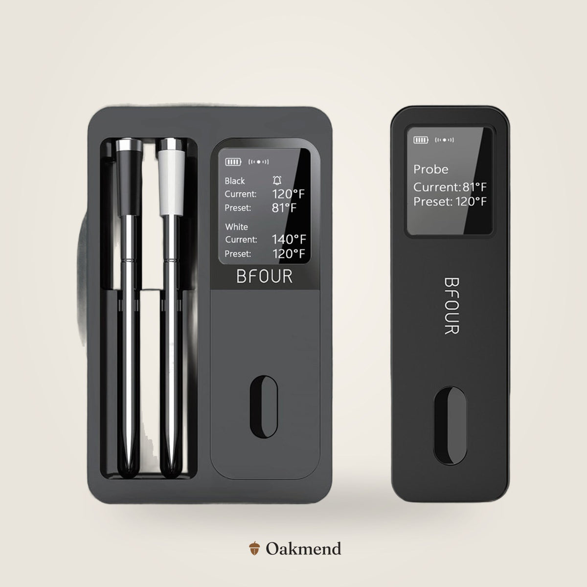 Wireless Bluetooth Meat Thermometer (2 Probes)